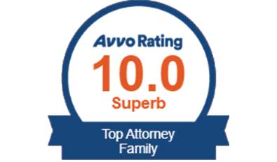 Avvo Rating | 10.0 Superb | Top Attorney Family